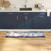 Grijs Keuken Vloerkleed – 180x60 cm – Fluweel Beton Look - Bivakshop