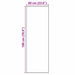 Grijs Keuken Vloerkleed – 180x60 cm – Fluweel Beton Look - Bivakshop