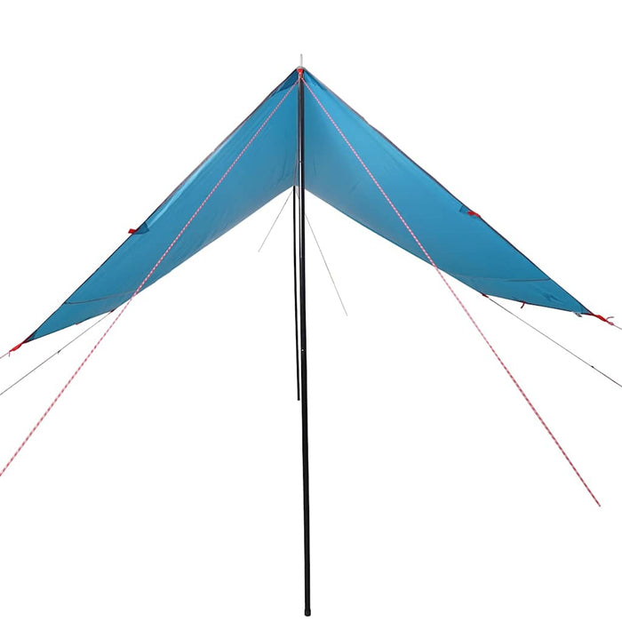 Grote Kampeerluifel 430x380x210 cm – Blauw – Waterdicht & Weerbestendig - Bivakshop