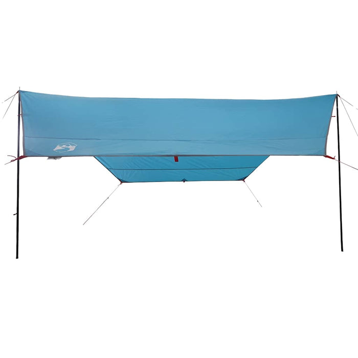 Grote Kampeerluifel 430x380x210 cm – Blauw – Waterdicht & Weerbestendig - Bivakshop