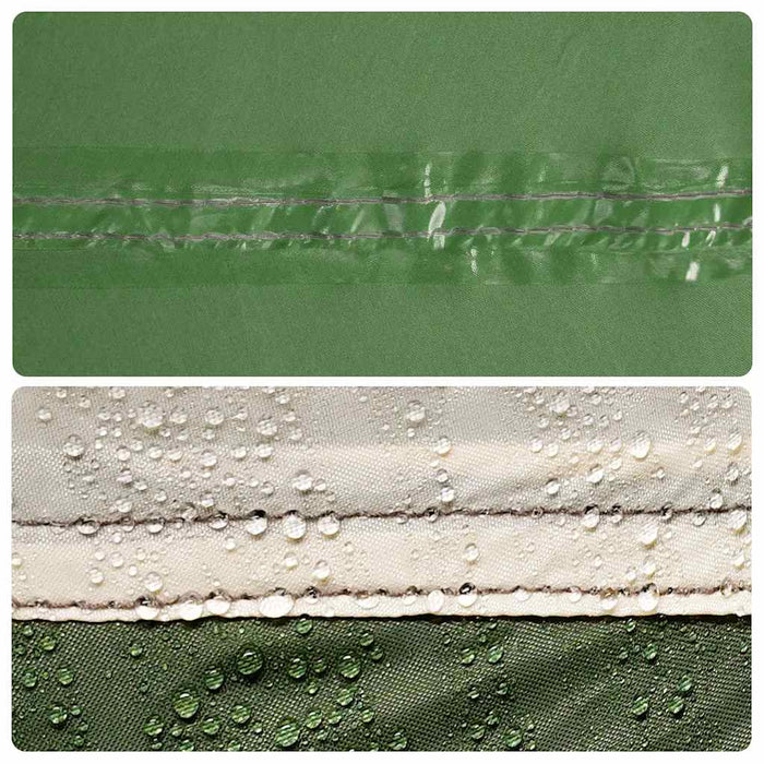 Grote Kampeerluifel 430x380x210 cm – Groen – Waterdicht & Discreet - Bivakshop