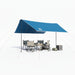 Grote Kampeerluifel 460x305x210 cm – Blauw – Waterdicht & Ruim - Bivakshop