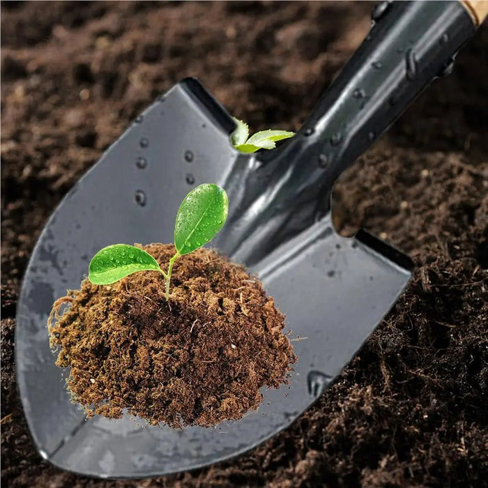 Grote mangaanstalen tuinschep – Waterdicht & roestvrij voor beach, camping & outdoor - Bivakshop