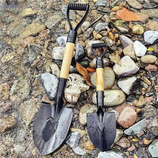 Grote mangaanstalen tuinschep – Waterdicht & roestvrij voor beach, camping & outdoor - Bivakshop