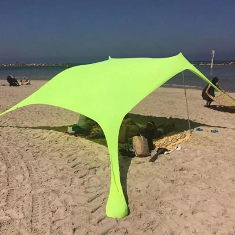 Grote strand schaduw - Tent draagbaar - Familie zonbescherming upf50+ - Bivakshop