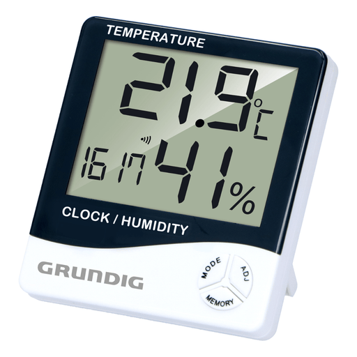 Grundig - Digitaal Weerstation – 10 cm – Thermometer & Hygrometer – Compact & Nauwkeurig - Bivakshop