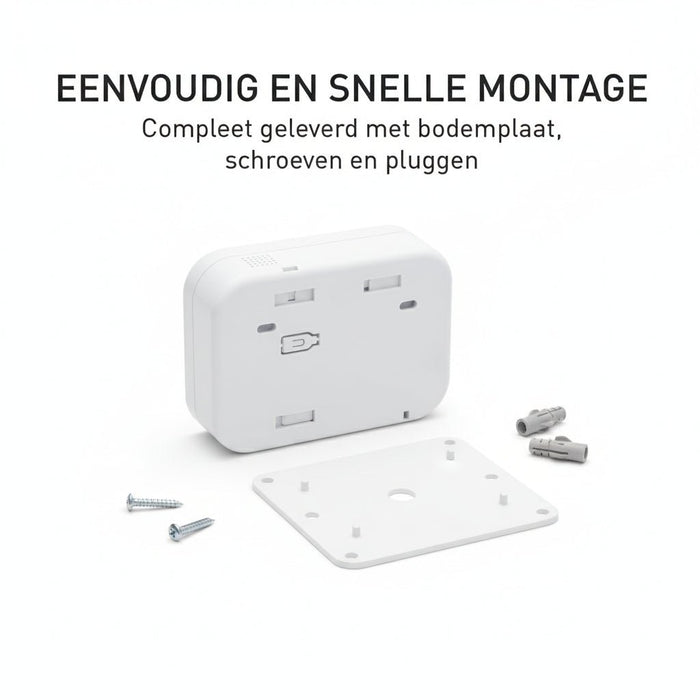 Grundig - Koolmonoxide (CO) Detector – 85dB Alarm – Veiligheid en Bescherming voor Thuis - Bivakshop