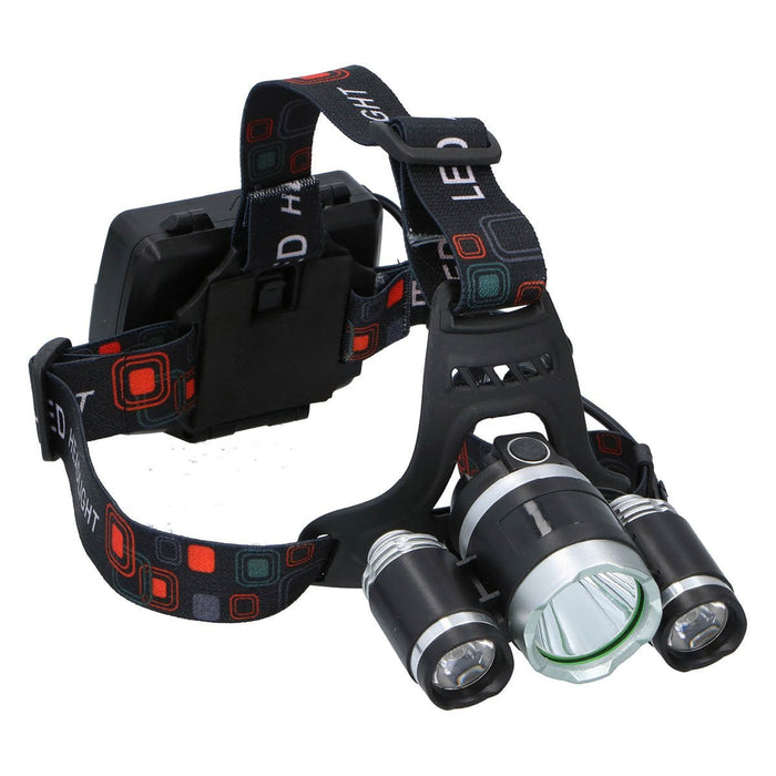 Grundig – Oplaadbare LED hoofdlamp – 200 Lumen – Waterbestendig - Bivakshop