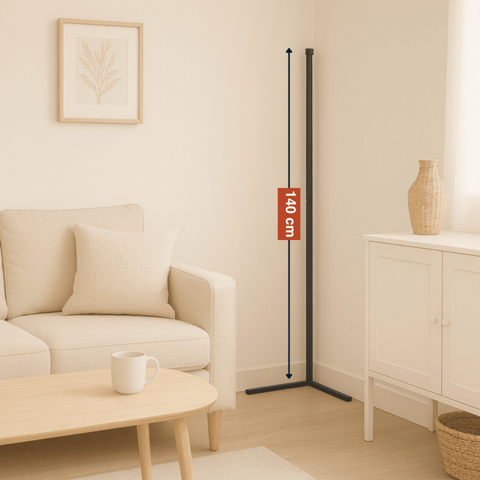 Grundig - RGBW Hoeklamp – 15W – Moderne LED Sfeerverlichting – Multicolor - Bivakshop