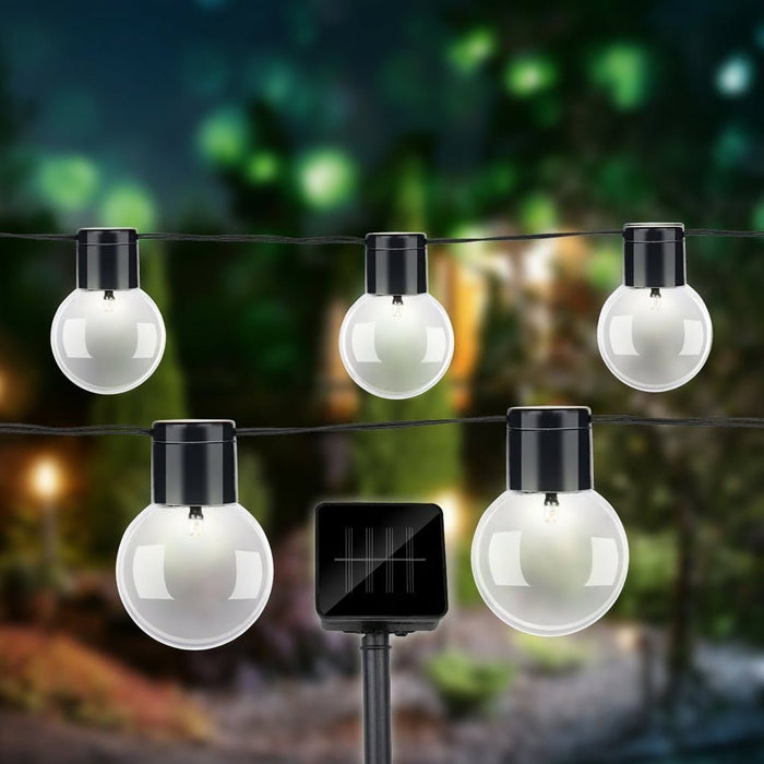 Grundig – Solar lichtsnoer 4,85 m – Buitenverlichting – 10 LED’s - Bivakshop