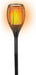 Grundig solar tuinfakkel - 8 Uur sfeervolle verlichting met dansende vlammen - IP65 waterdicht - Bivakshop