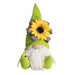 Handgemaakte Zonnebloem Gnome – Gele Plush Kabouter – Botanische Farmhouse Decoratie & Hanger - Bivakshop