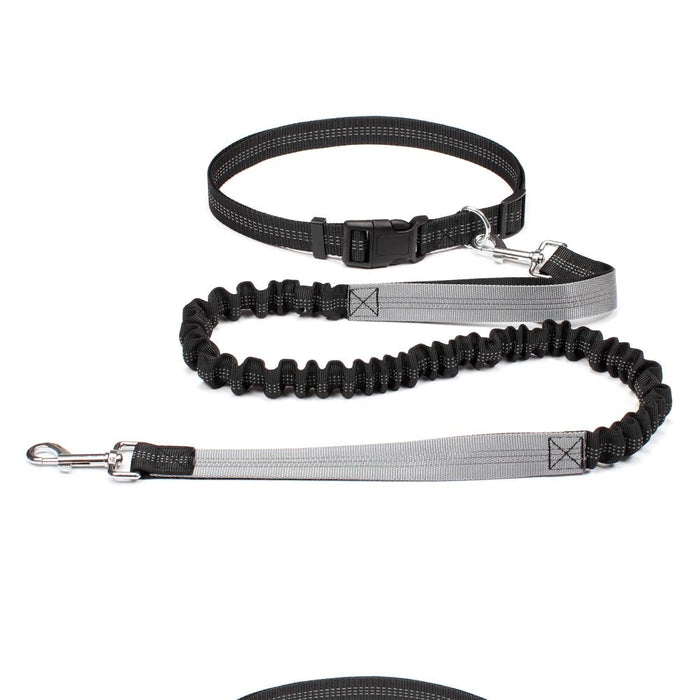 Handsfree Hondenriem – Verstelbare taille - en borstriem – Ideaal voor wandelen en joggen - Bivakshop