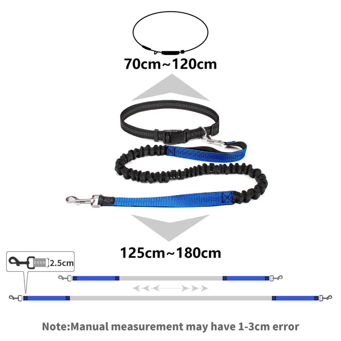 Handsfree Hondenriem – Verstelbare taille - en borstriem – Ideaal voor wandelen en joggen - Bivakshop