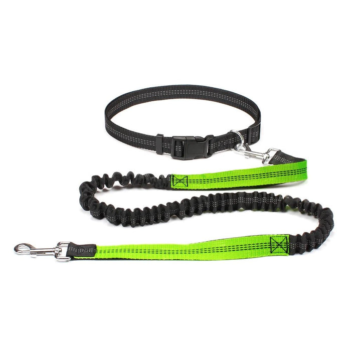 Handsfree Hondenriem – Verstelbare taille - en borstriem – Ideaal voor wandelen en joggen - Bivakshop