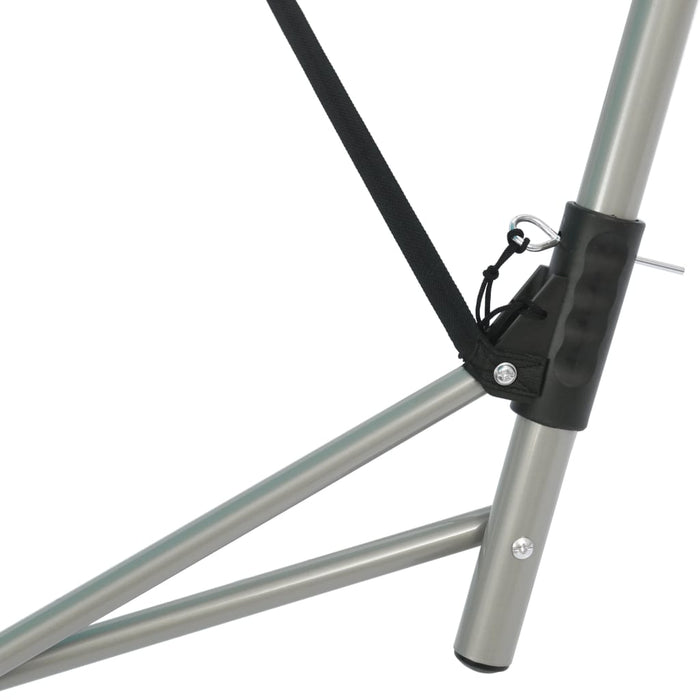 Hangmat met Inklapbare Standaard – Mobiele Loungeset voor Binnen & Buiten - Bivakshop