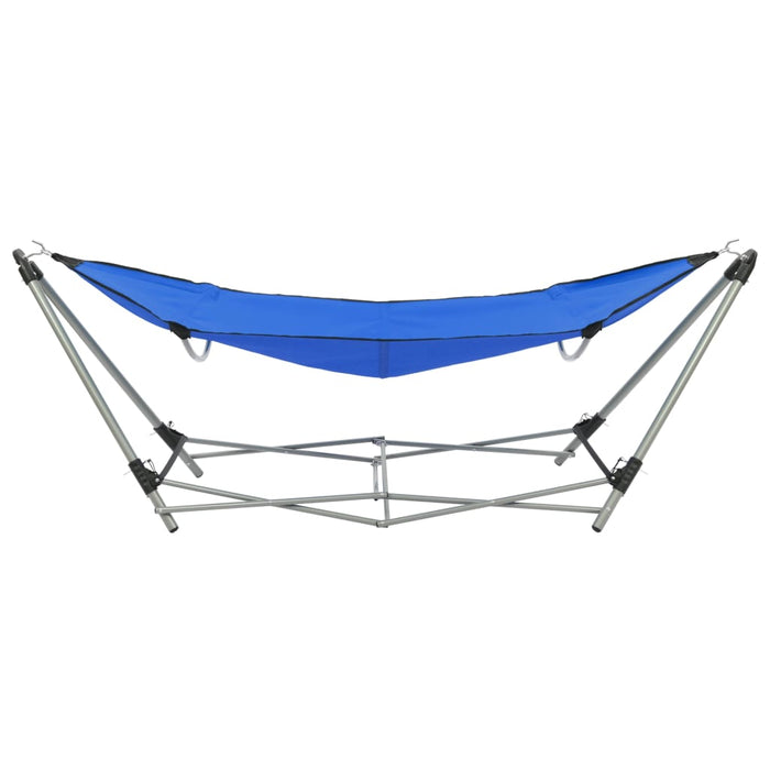Hangmat met Inklapbare Standaard – Mobiele Loungeset voor Binnen & Buiten - Bivakshop
