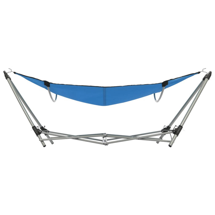 Hangmat met Inklapbare Standaard – Mobiele Loungeset voor Binnen & Buiten - Bivakshop