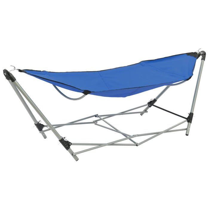 Hangmat met Inklapbare Standaard – Mobiele Loungeset voor Binnen & Buiten - Bivakshop