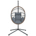 Hangstoel met Standaard – Rattan & Staal – Comfort & Design – Vrijstaand - Bivakshop