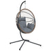 Hangstoel met Standaard – Rattan & Staal – Comfort & Design – Vrijstaand - Bivakshop