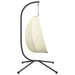 Hangstoel met Standaard – Vrijstaande Loungestoel – Stof & Staal - Bivakshop