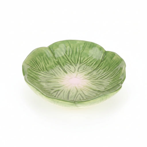 Happy Pet - Voerbak Green Leaf Groen - Keramiek 11 x 11 x 2 cm - Bivakshop