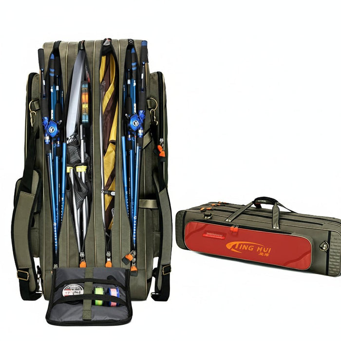 Heavy Duty Hengelfoudraal – 80 t/m 130cm – Multi - Layer Rod & Reel Protection - Bivakshop