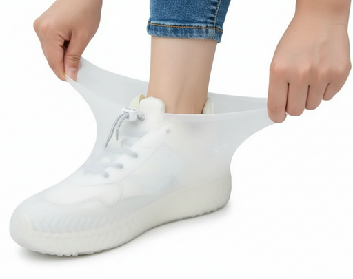 Herbruikbare waterdichte regen schoenhoezen - Van silicone - Voor buiten 1 paar - Bivakshop