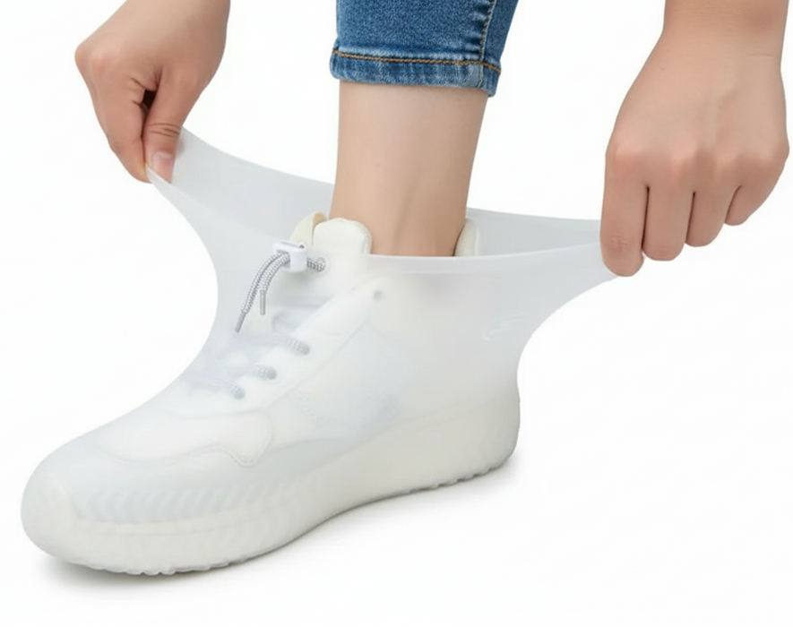 Herbruikbare waterdichte regen schoenhoezen - Van silicone - Voor buiten 1 paar - Bivakshop