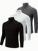 Heren Fleece Gevoerd T-Shirt (3 - Pack) – Thermisch & Skinny Fit voor Winter - Bivakshop