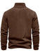 Heren Fleece Gevoerde Half - Zip Trui – Casual Pullover voor Najaar/Winter - Bivakshop
