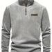 Heren Fleece Gevoerde Half - Zip Trui – Casual Pullover voor Najaar/Winter - Bivakshop