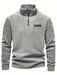 Heren Fleece Gevoerde Half - Zip Trui – Casual Pullover voor Najaar/Winter - Bivakshop