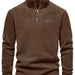 Heren Fleece Gevoerde Half - Zip Trui – Casual Pullover voor Najaar/Winter - Bivakshop