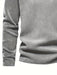 Heren Fleece Gevoerde Half - Zip Trui – Casual Pullover voor Najaar/Winter - Bivakshop