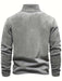 Heren Fleece Gevoerde Half - Zip Trui – Casual Pullover voor Najaar/Winter - Bivakshop