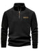 Heren Fleece Gevoerde Half - Zip Trui – Casual Pullover voor Najaar/Winter - Bivakshop