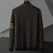 Heren gebreide cardigan – Stijlvolle plaid sweaterjas met zakken voor lente & herfst - Bivakshop