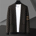Heren gebreide cardigan – Stijlvolle plaid sweaterjas met zakken voor lente & herfst - Bivakshop