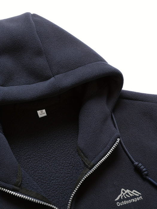 Heren gewatteerde vest – Warme fleecevoering – Met capuchon - Bivakshop