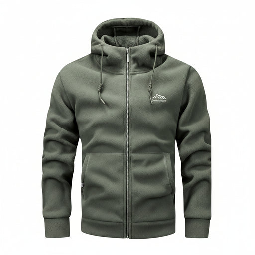 Heren gewatteerde vest – Warme fleecevoering – Met capuchon - Bivakshop