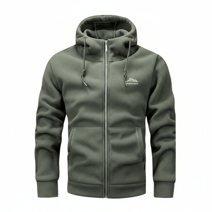 Heren gewatteerde vest – Warme fleecevoering – Met capuchon - Bivakshop