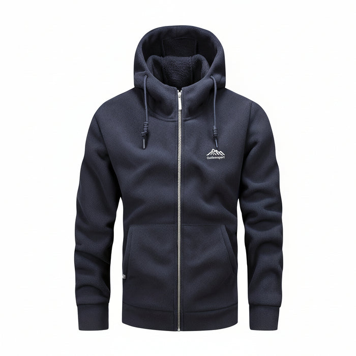 Heren gewatteerde vest – Warme fleecevoering – Met capuchon - Bivakshop