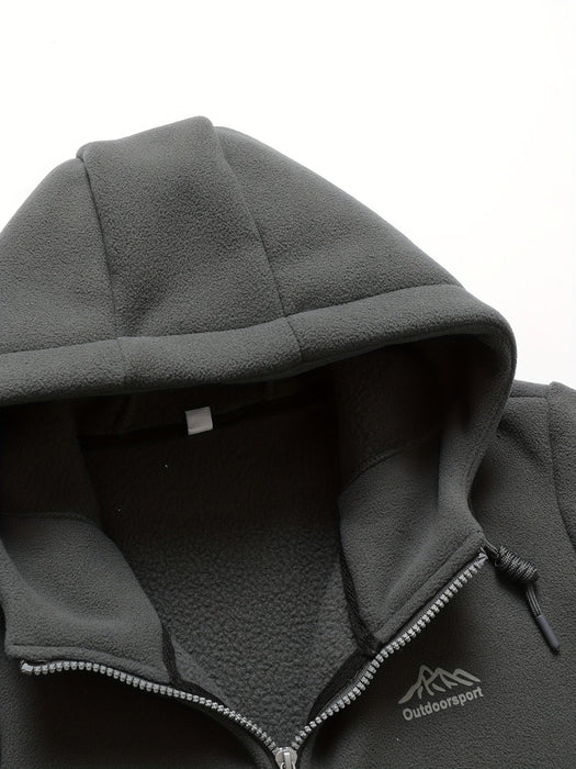 Heren gewatteerde vest – Warme fleecevoering – Met capuchon - Bivakshop