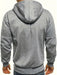 Heren Hoodie Jas met Rits – Sportief - Effen Kleur - Bivakshop