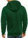 Heren Hoodie Jas met Rits – Sportief - Effen Kleur - Bivakshop