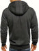 Heren Hoodie Jas met Rits – Sportief - Effen Kleur - Bivakshop