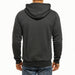 Heren Hoodie Jas met Rits – Sportief - Effen Kleur - Bivakshop
