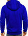 Heren Hoodie Jas met Rits – Sportief - Effen Kleur - Bivakshop